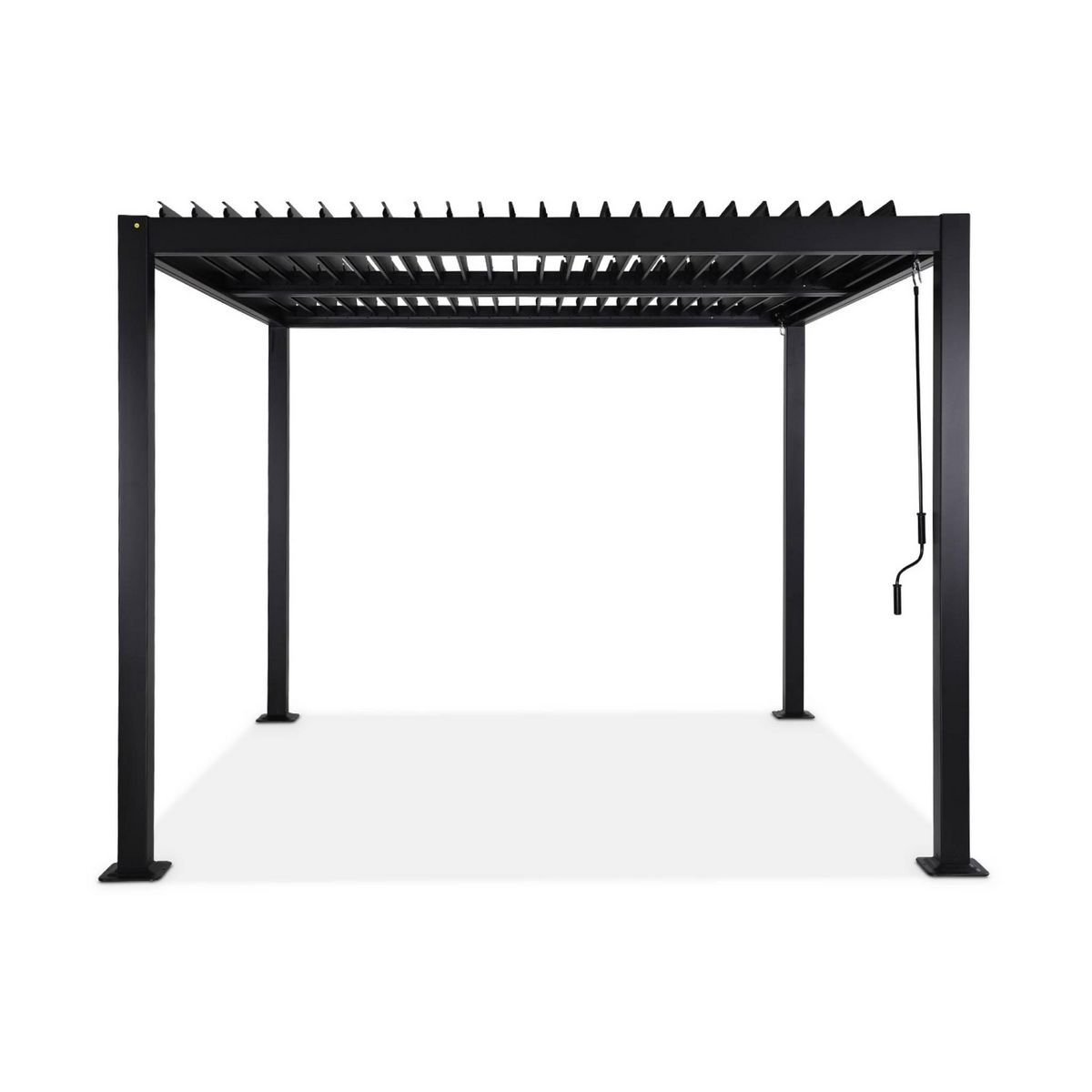 SWEEEK Pergola bioclimatique aluminium et acier lames orientables 3x3m Palace