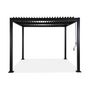 Voir la diapositive 5 : SWEEEK Pergola bioclimatique aluminium et acier lames orientables 3x3m Palace
