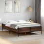 Voir la diapositive 1 : VIDAXL Cadre de lit sans matelas chene marron 160x200 cm