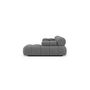 Voir la diapositive 4 : LISA DESIGN Ruby - canapé modulable d'angle droit 4 places en velours texturé
