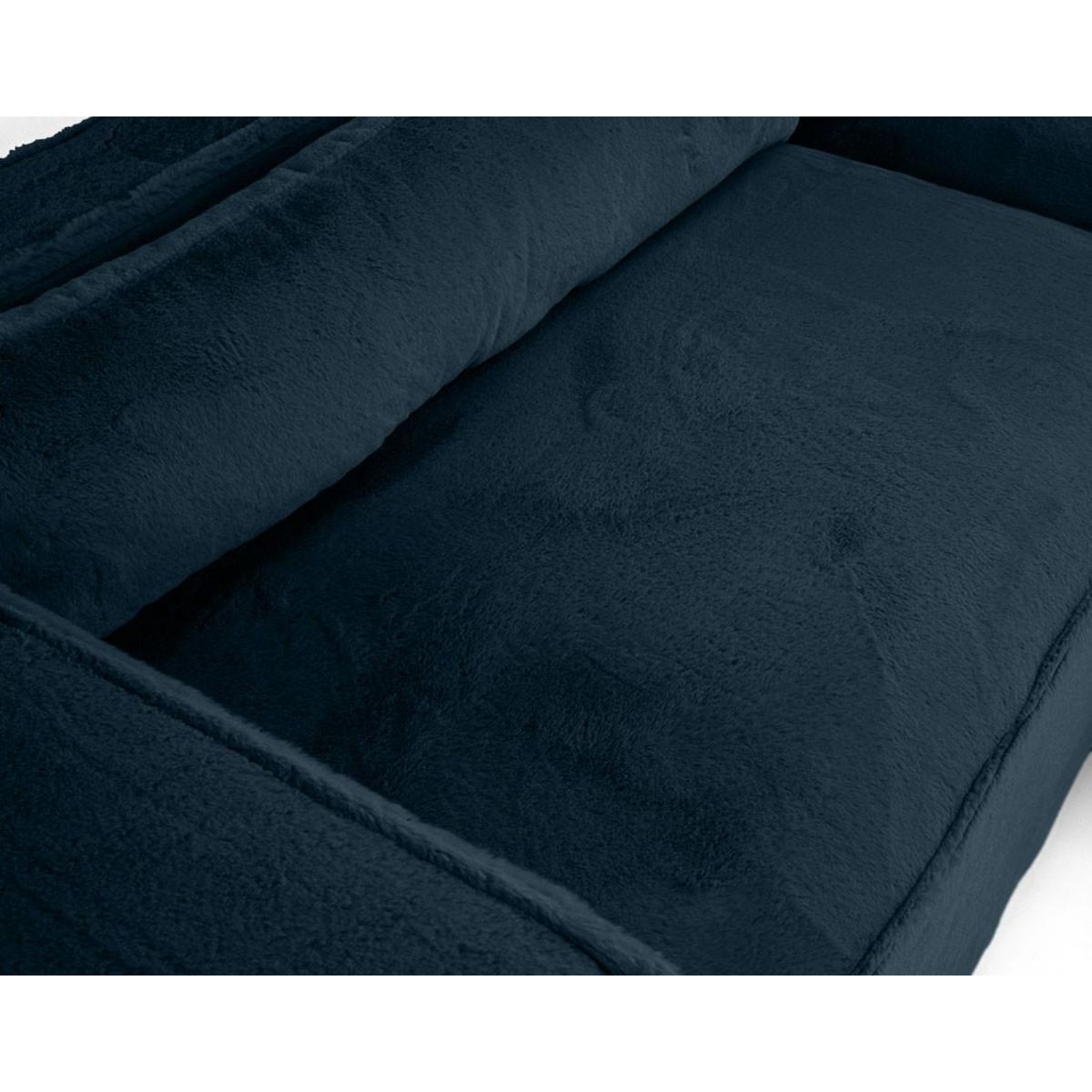 LISA DESIGN Ela - canapé d'angle droit 4 places - en fausse fourrure