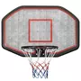 VIDAXL Panneau de basket-ball Noir 109x71x3 cm Polyethylene