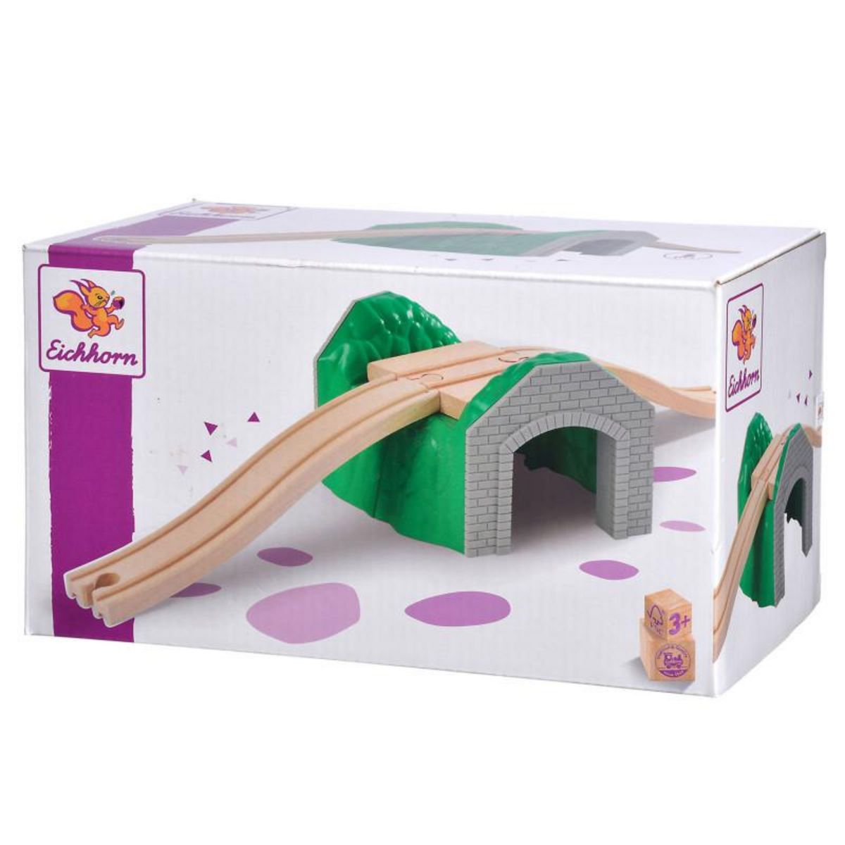 Eichhorn Eichhorn Train Tracks with Tunnel, 5dlg. 100006501