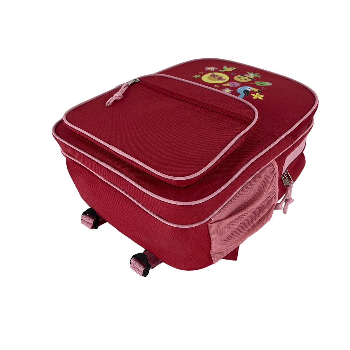 POUCE Sac à dos 2 compartiments rose