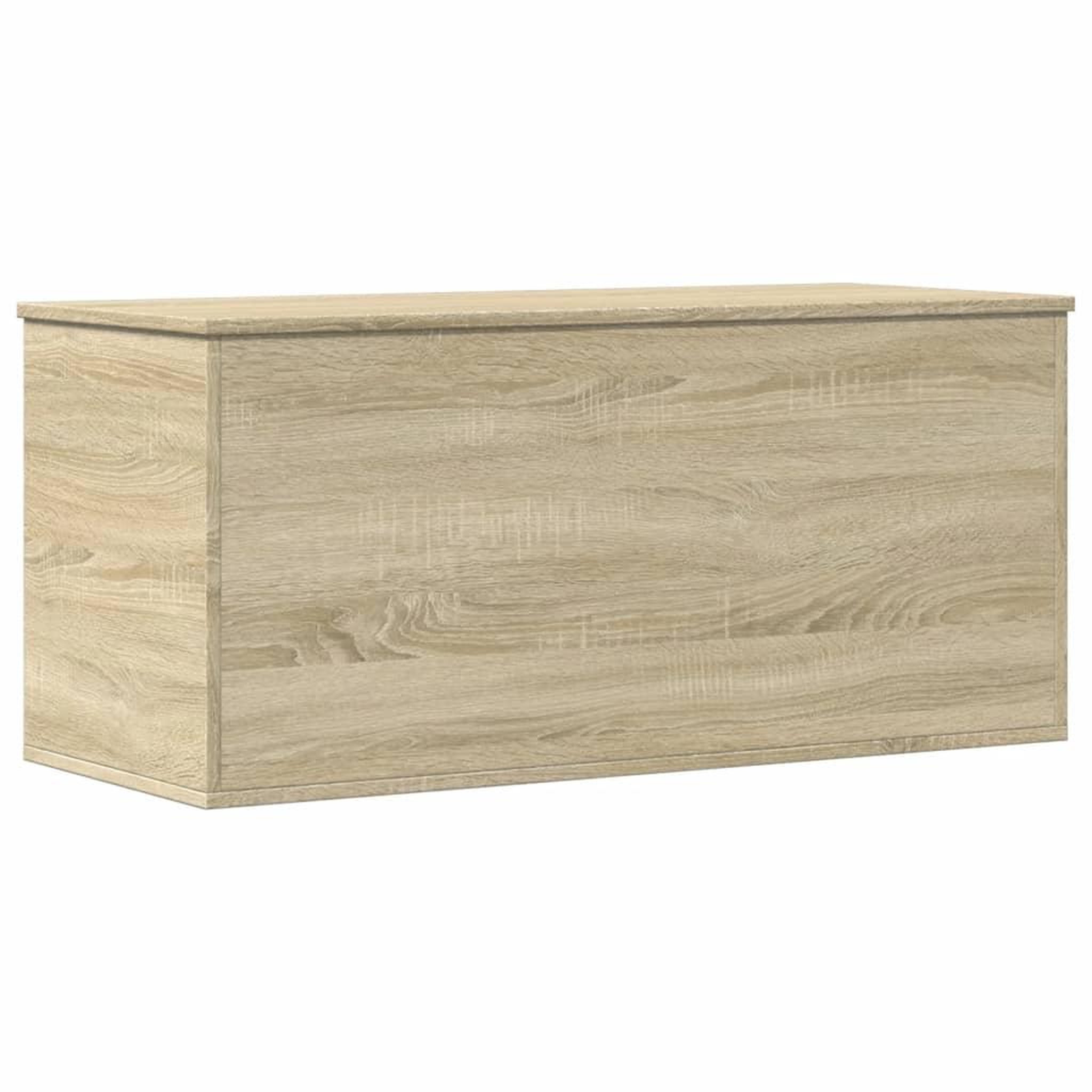 Voir la diapositive 2 : VIDAXL Boîte de rangement chene sonoma 100x42x46 cm bois d'ingenierie