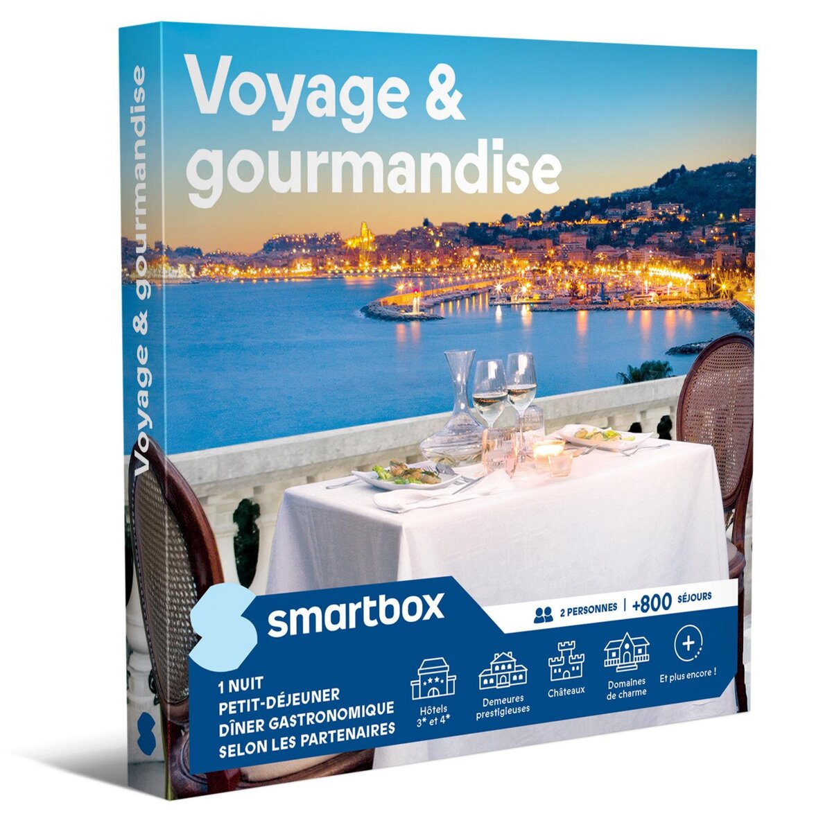 Smartbox Voyage & gourmandise - Coffret Cadeau Séjour