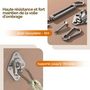 Voir la diapositive 3 : LINXOR Kit de fixation en acier inoxydable pour voile d'ombrage