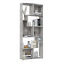 Voir la diapositive 4 : VIDAXL Bibliotheque Gris beton 67x24x161 cm Bois d'ingenierie