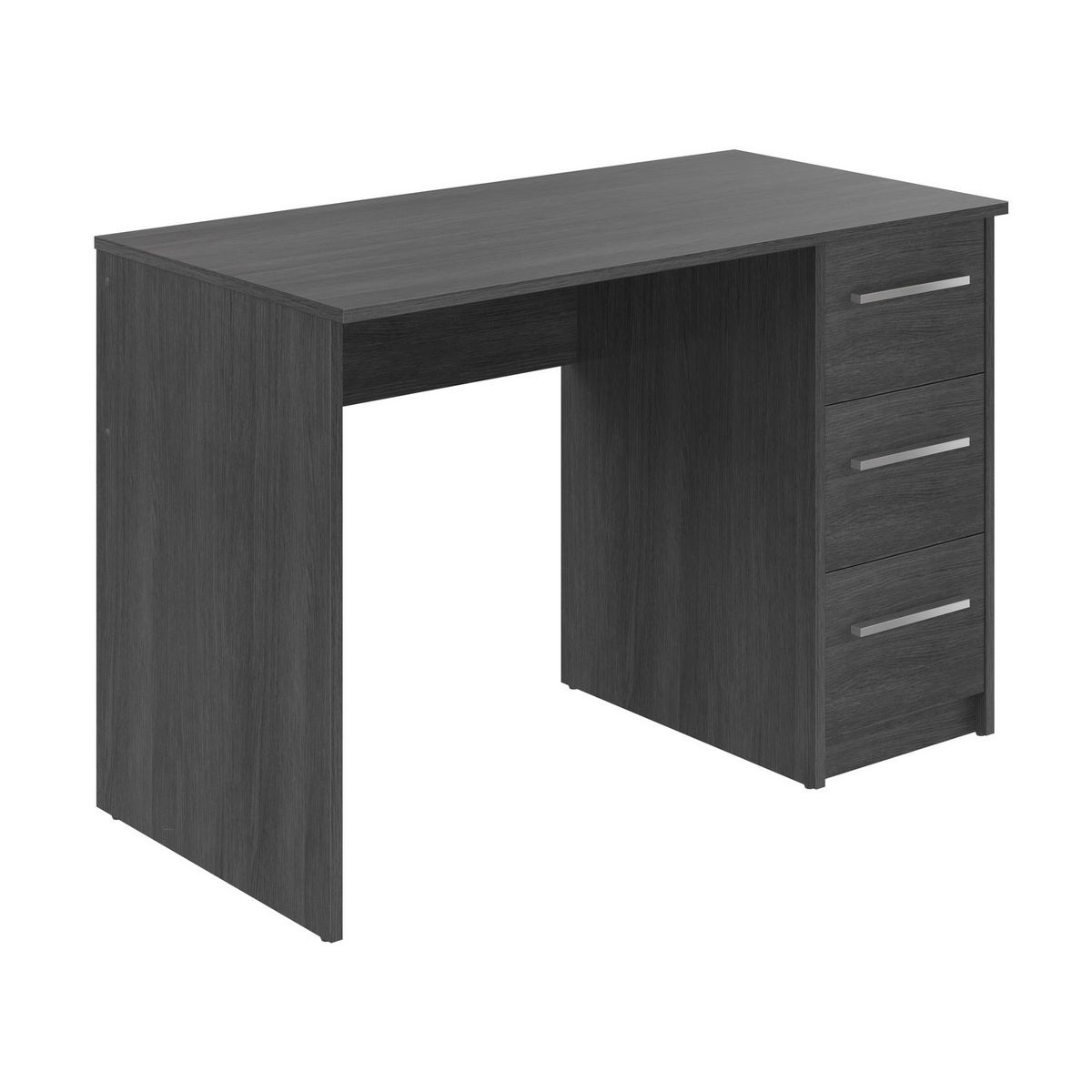 Bureau droit 3 tiroirs L110cm CARLA