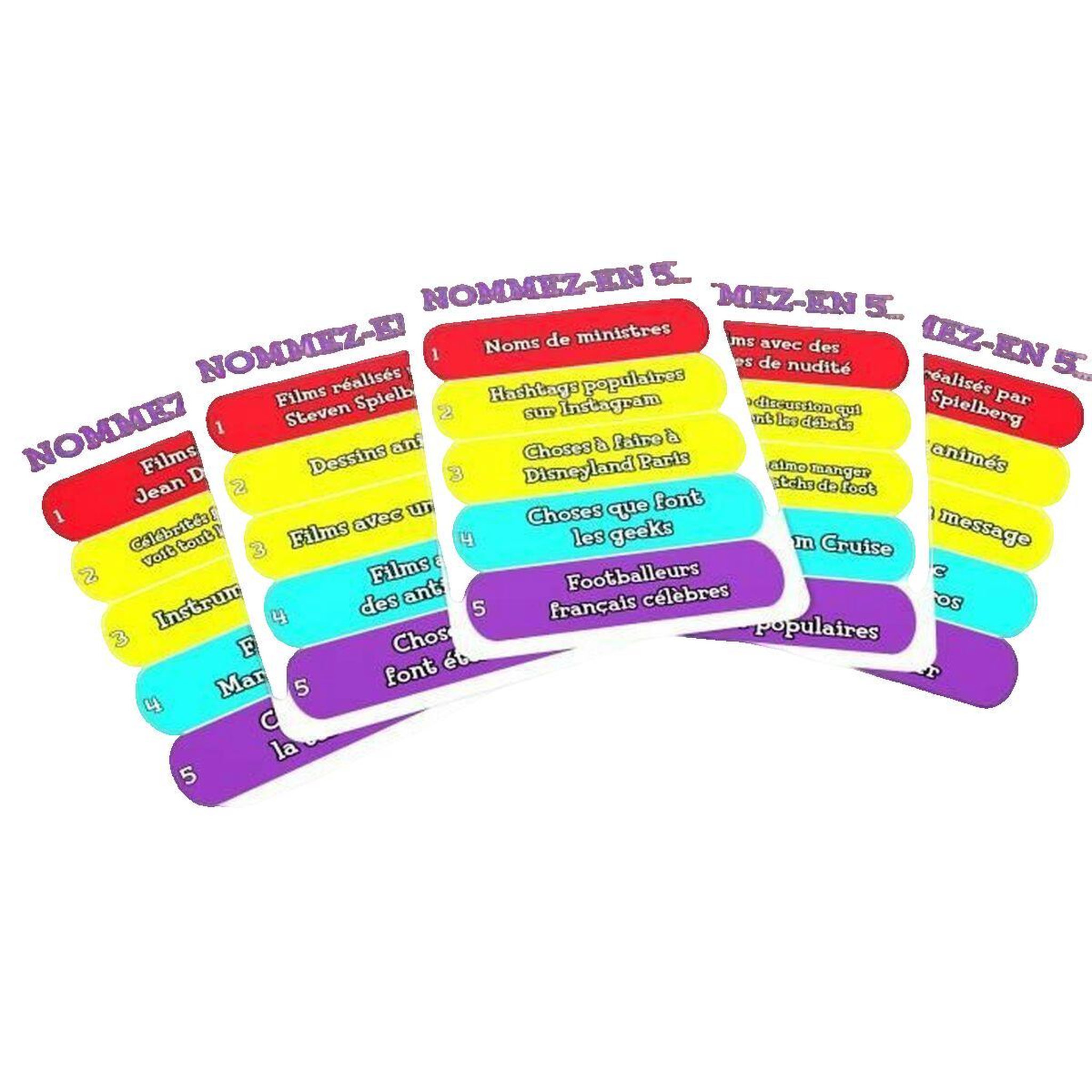 Voir la diapositive 3 : GOLIATH Jeu de cartes Goliath Nommez-en 5 multicolore
