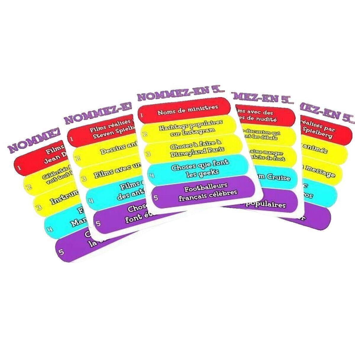 GOLIATH Jeu de cartes Goliath Nommez-en 5 multicolore