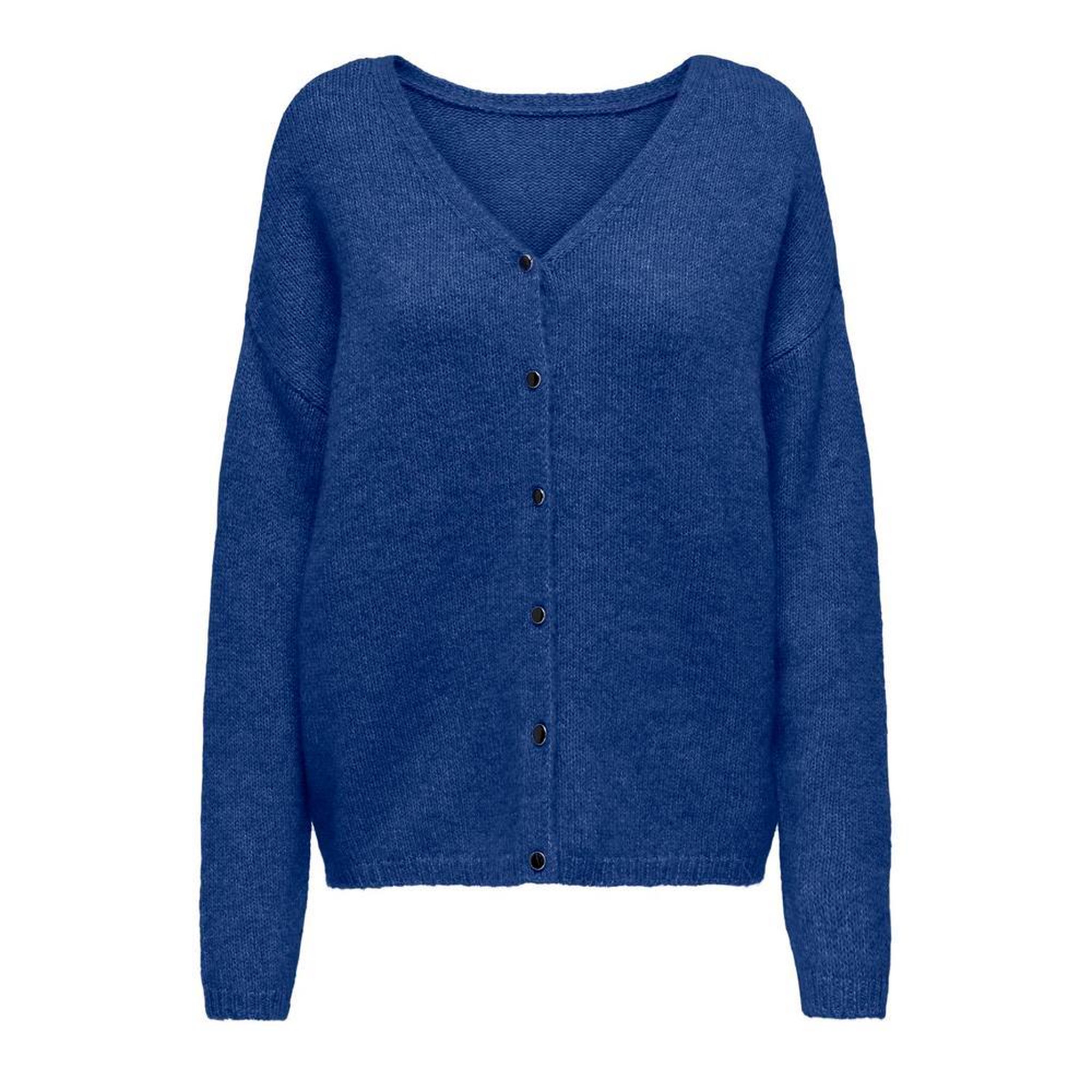 Only Pull Bleu Femme Only Sipa Ls. Coloris disponibles : Bleu