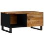Voir la diapositive 2 : VIDAXL Table basse 80x50x40 cm Bois de manguier solide et d'ingenierie