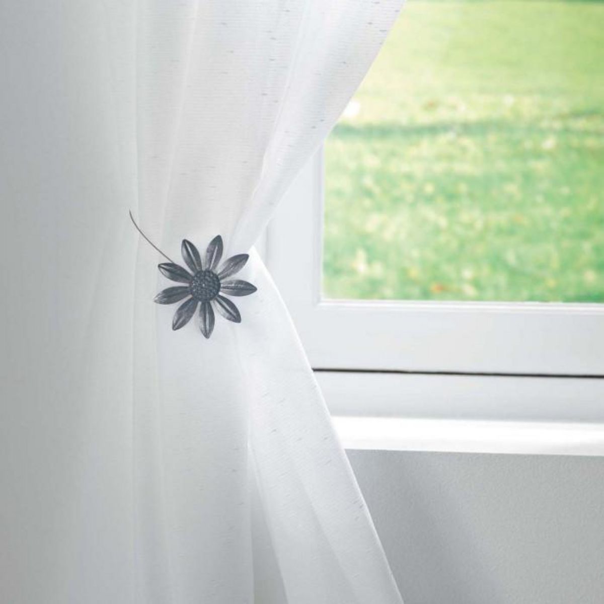 Paris Prix Embrasse de Rideau Aimantée  Margery  30cm Gris