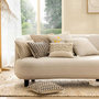 Voir la diapositive 4 : Paris Prix Coussin Déco Fantaisie  Loumeo  30x50cm Naturel