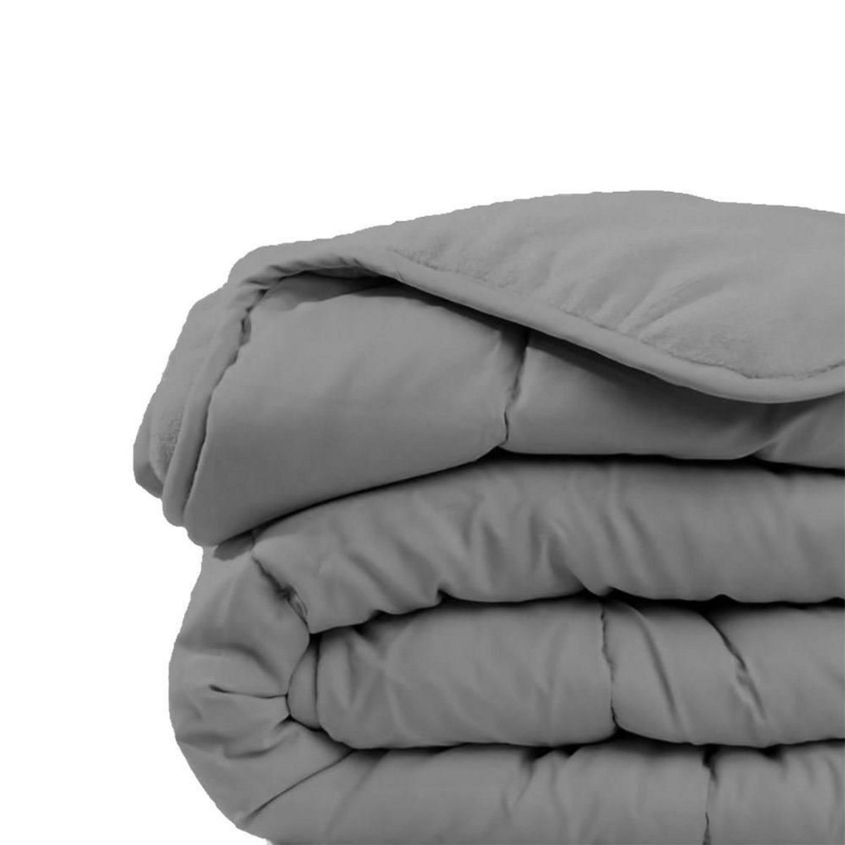 Today Couette bi-matière très chaude 220x240 cm Today acier uni