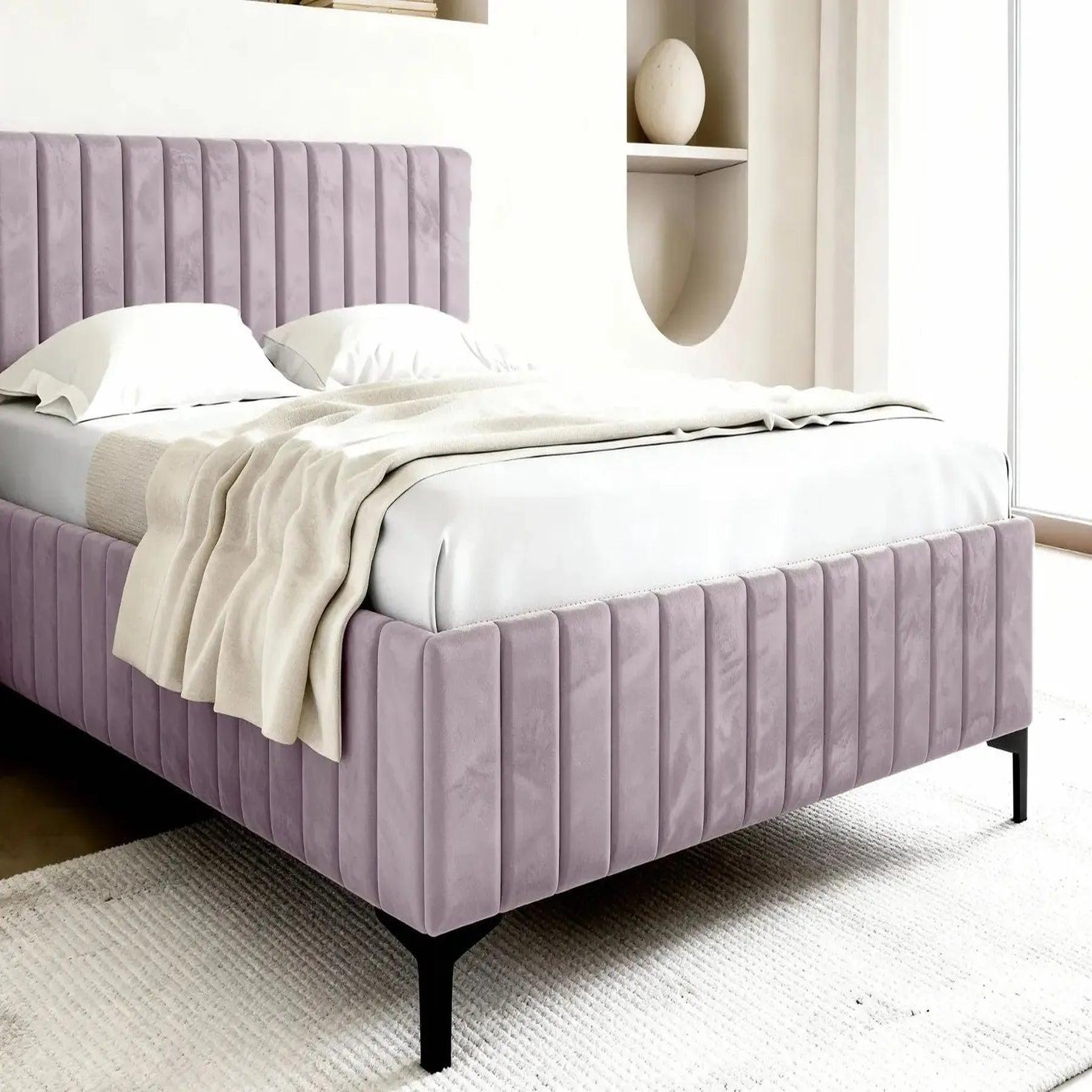Voir la diapositive 4 : CASANOVA PARIS Eden - lit coffre tissu velours