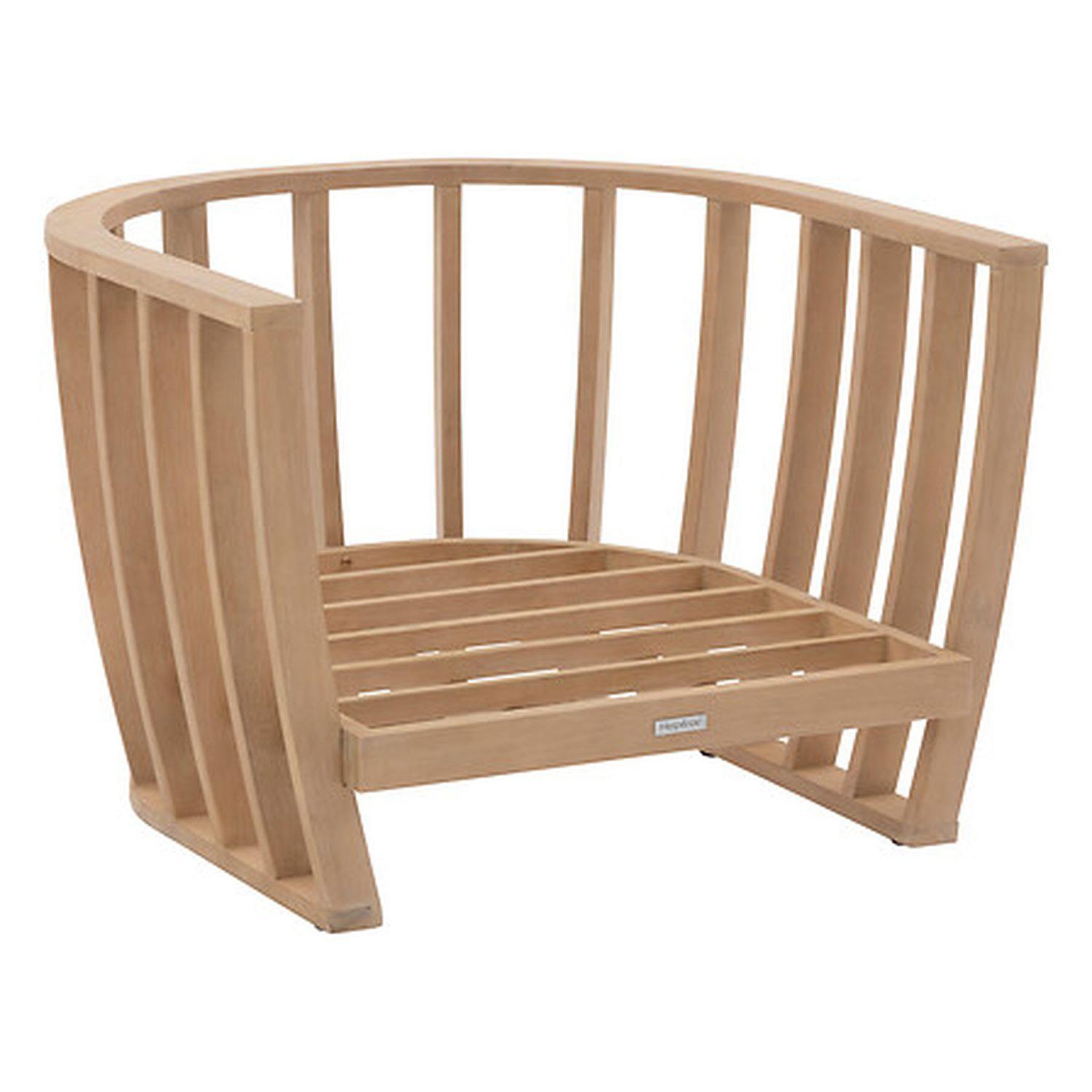 Voir la diapositive 3 : HESPERIDE Fauteuil de salon de jardin en bois lemindo - beige
