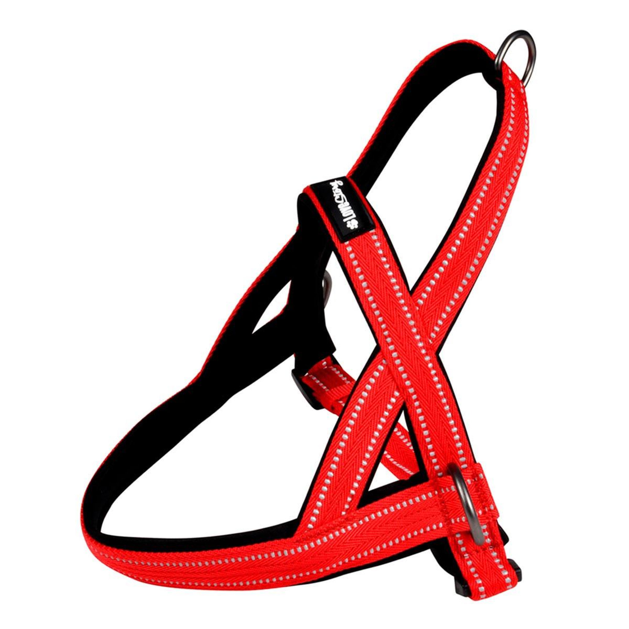 LOVE STORY Harnais norvégien  expert réglable  95cm rouge