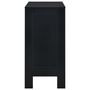 Voir la diapositive 4 : VIDAXL Table de bar avec etagere Noir 110x50x103 cm