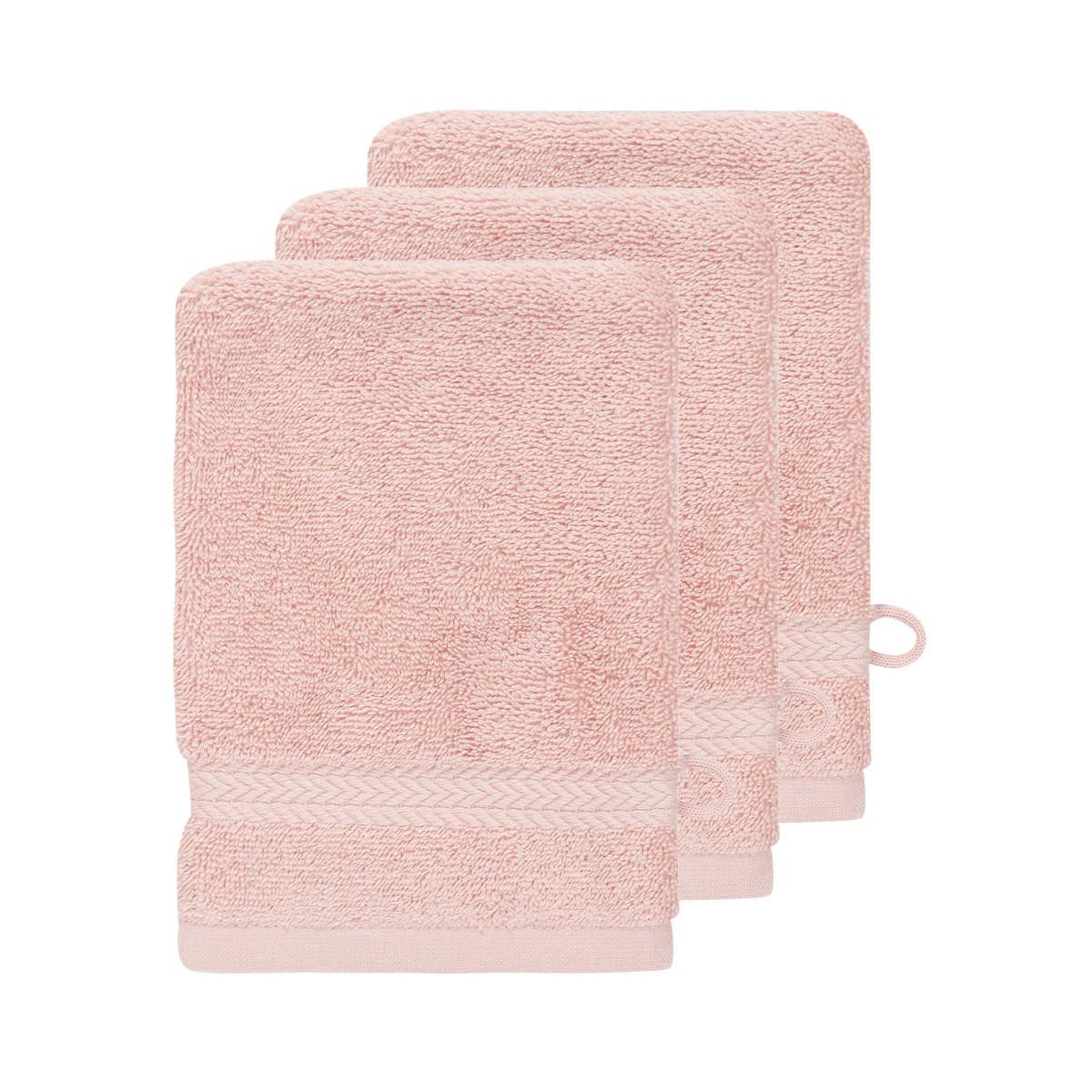 Voir la diapositive 1 : Sensei Maison Lot de 3 gants de toilette 550 g/m² LUXURY - 16x22 cm