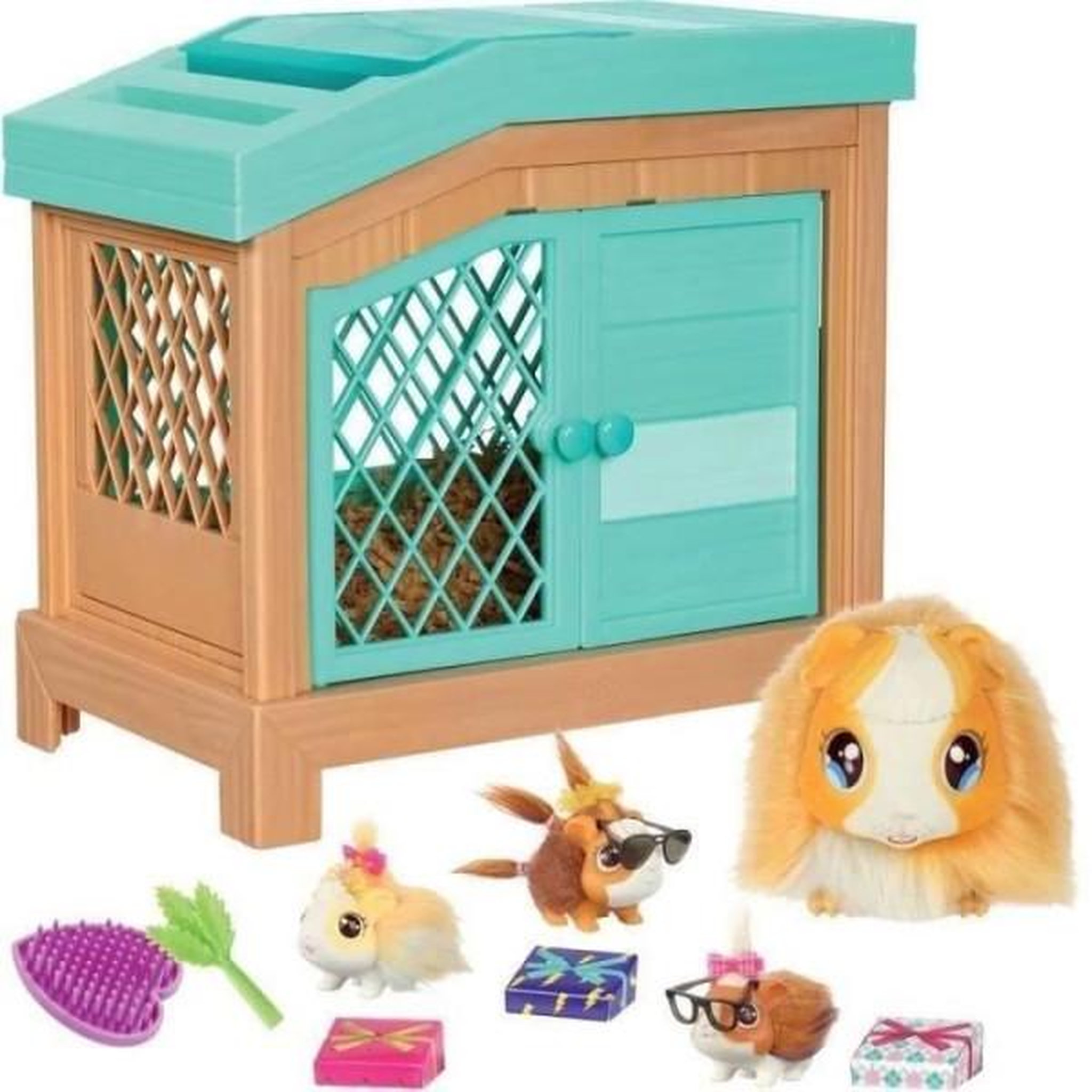 Voir la diapositive 2 : MOOSE TOYS Mama surprise little live pets - animal en peluche cochon d'inde - moose toys