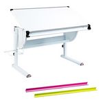 Paris Prix Bureau Multifonctions Enfant  Mathis  118cm Blanc