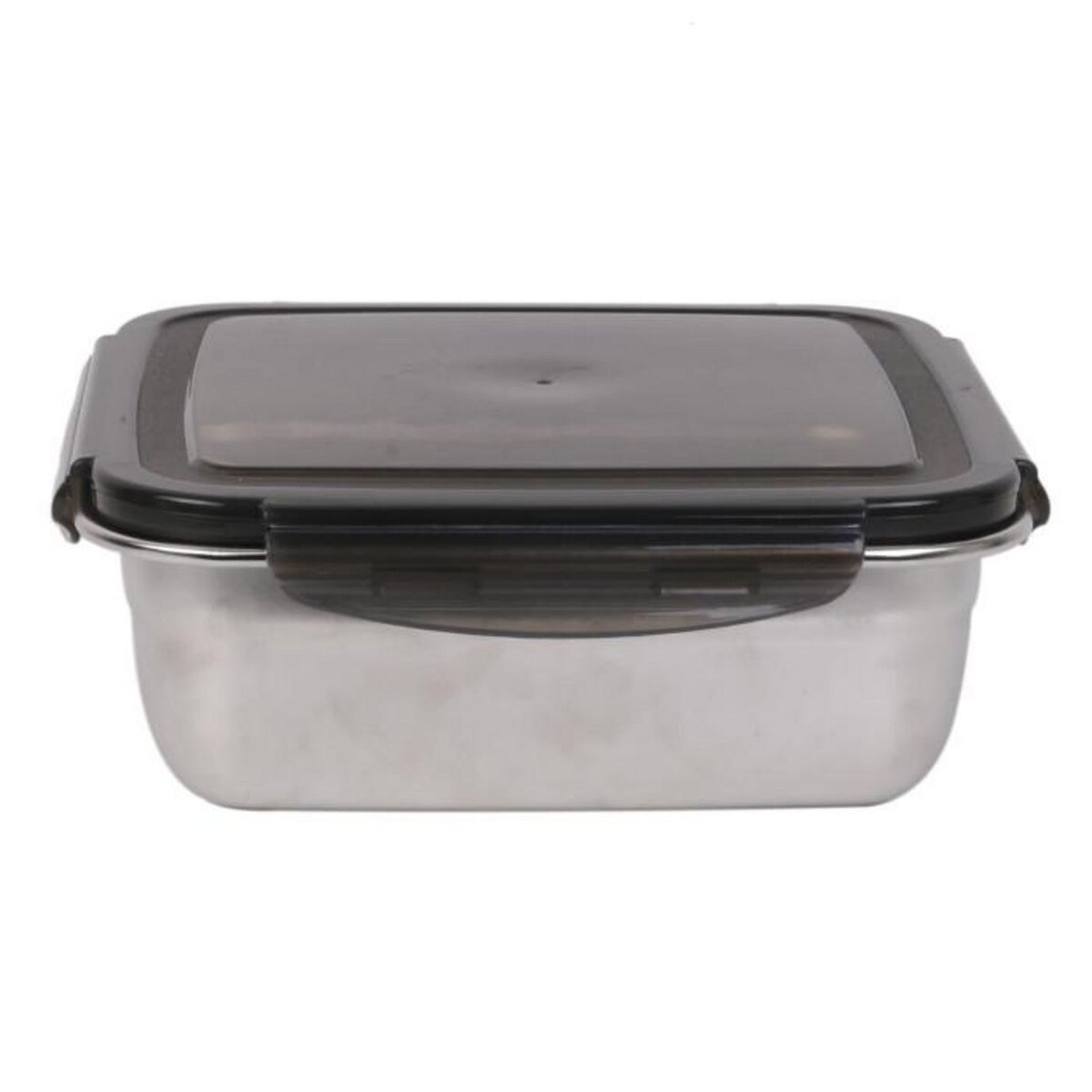 Paris Prix Boîte de Conservation Carrée Inox  Attid  18cm Gris