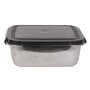Voir la diapositive 1 : Paris Prix Boîte de Conservation Carrée Inox  Attid  18cm Gris