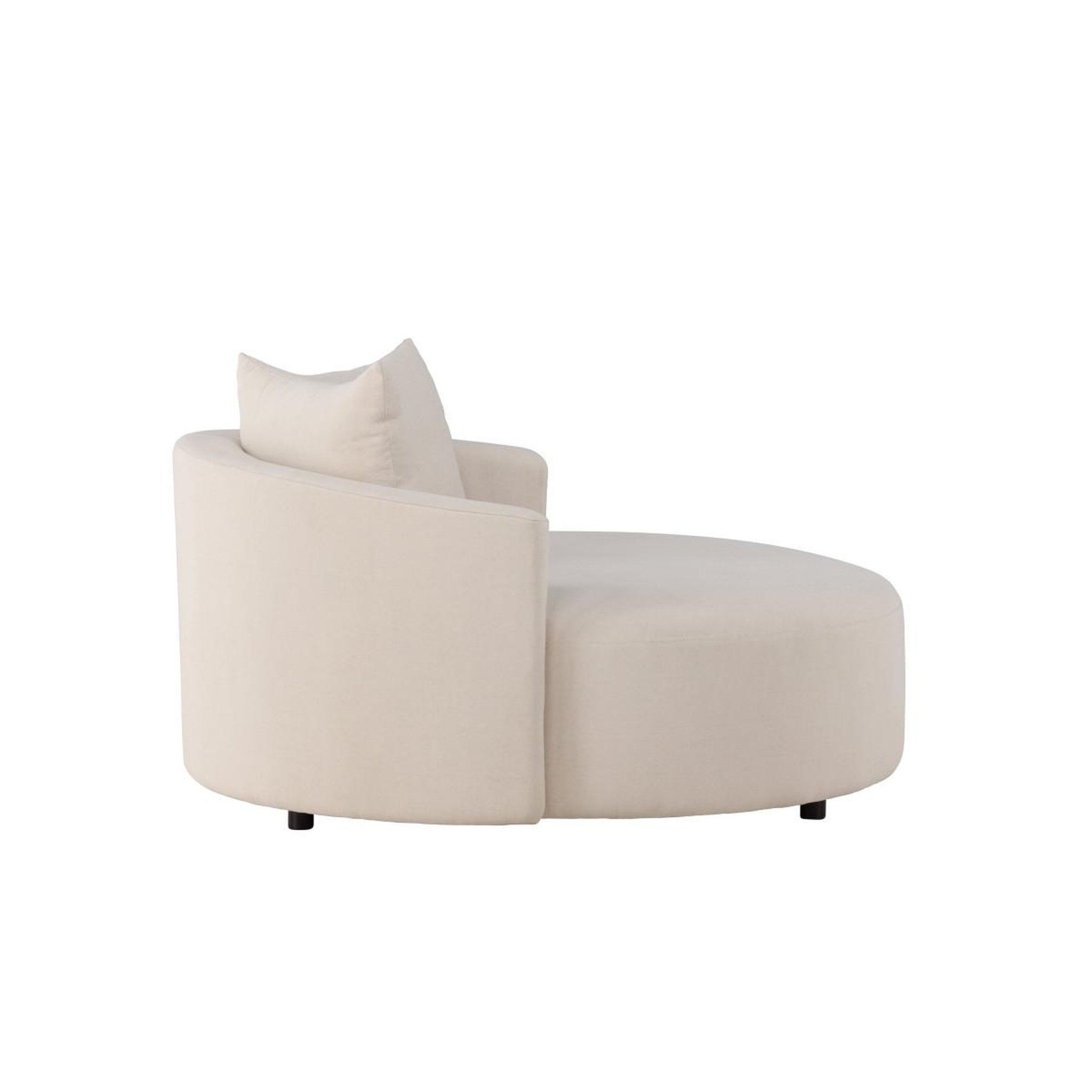 Voir la diapositive 3 : Paris Prix Canapé Rond 2 Places  Kelso  150cm Beige