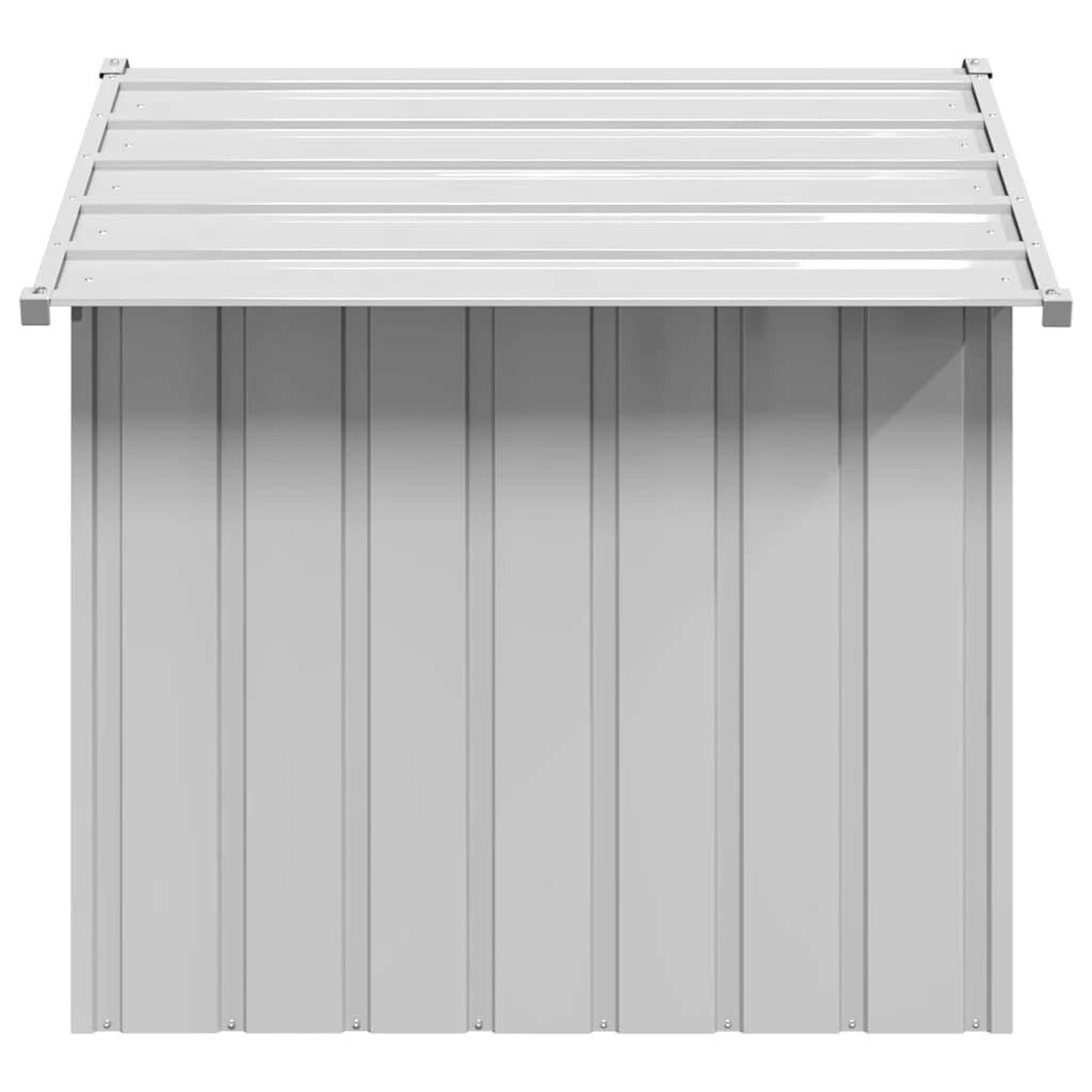 Voir la diapositive 4 : VIDAXL Niche pour chien avec toit noir 131x101x102 cm acier galvanise