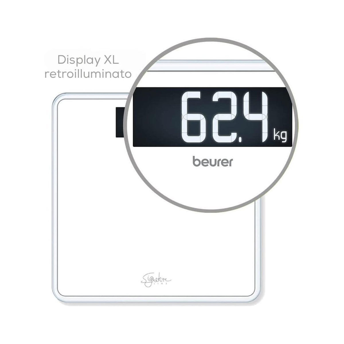 Beurer Beurer GS 400 Carré Blanc Pèse-personne électronique