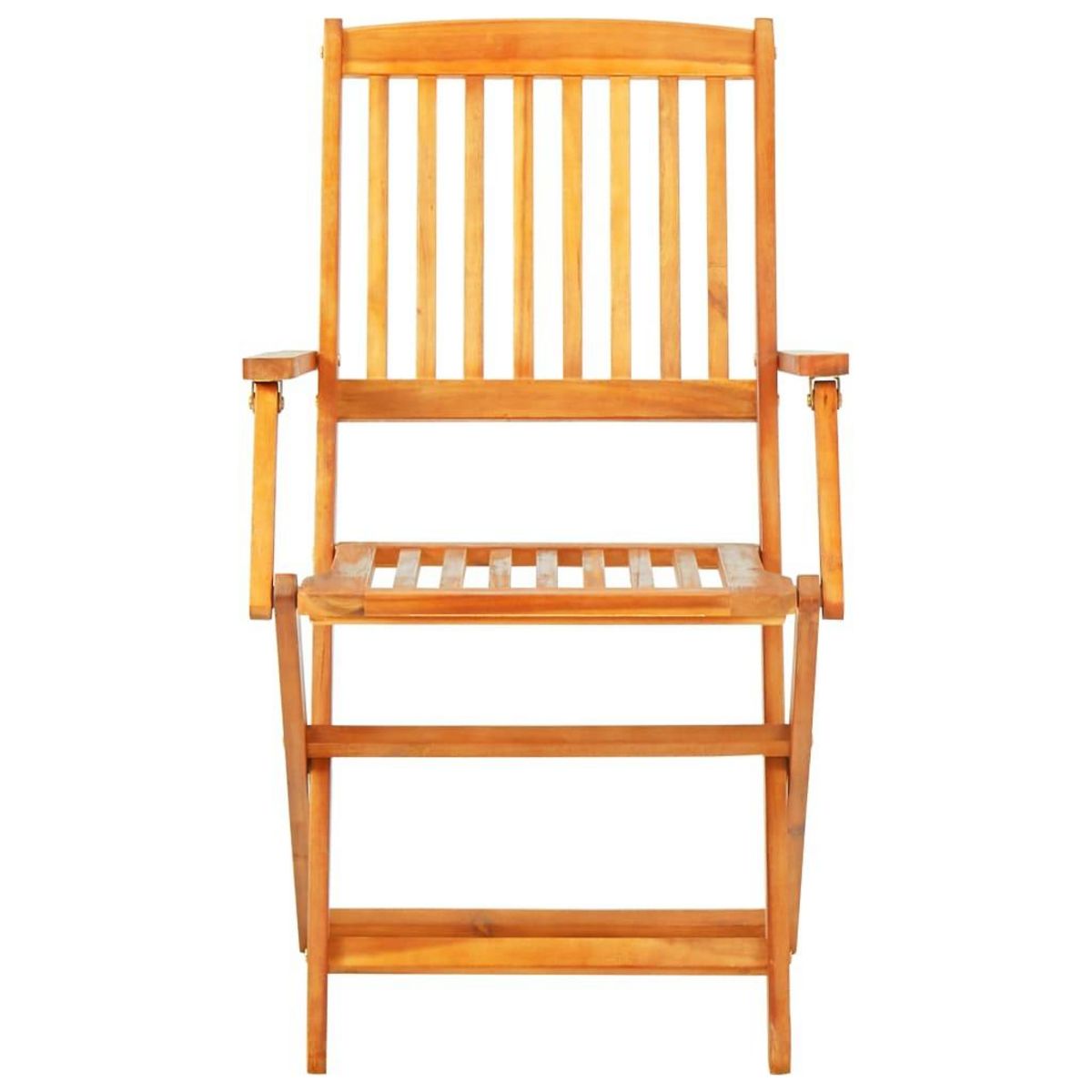 VIDAXL Ensemble a manger d'exterieur pliable 5pcs Bois d'acacia solide