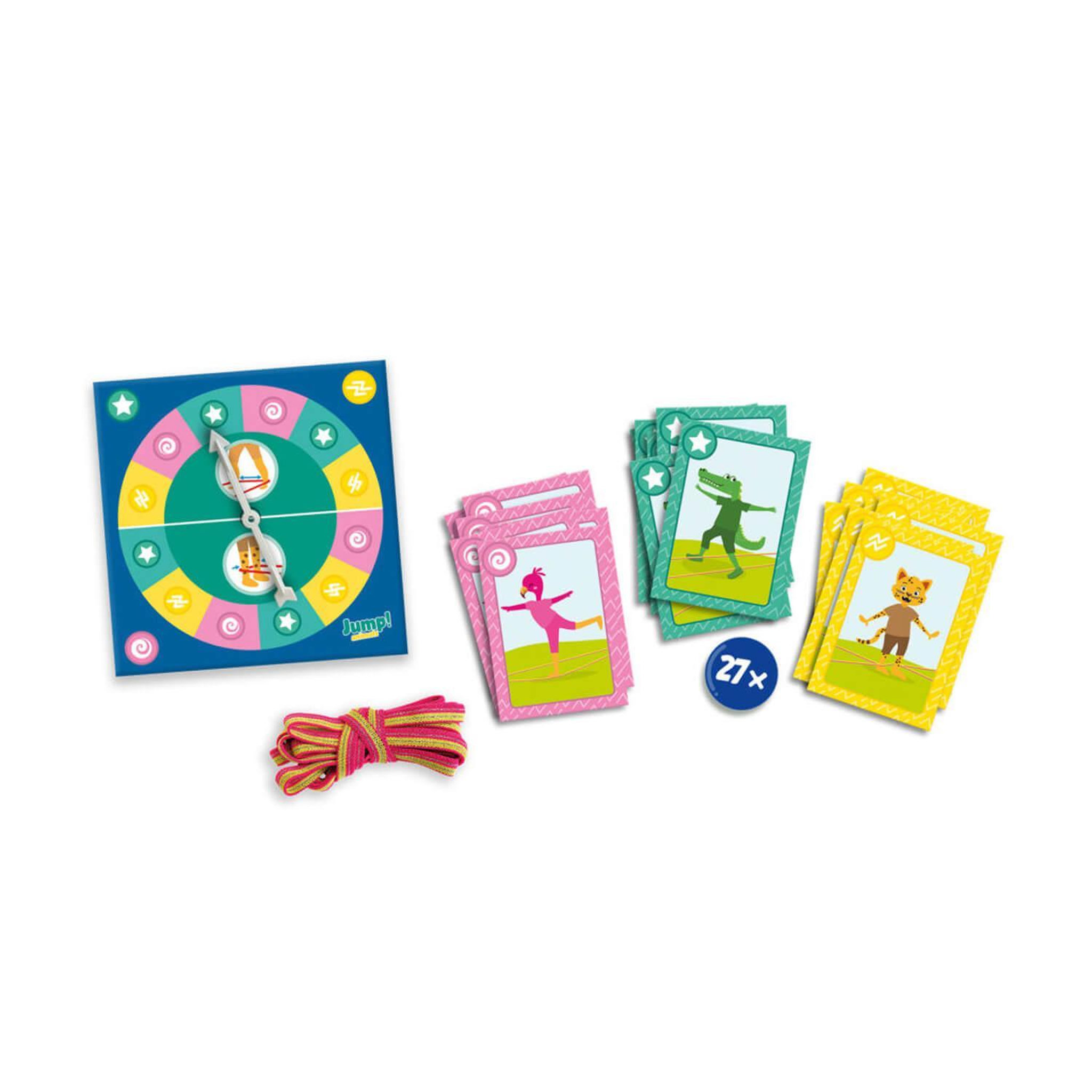 Voir la diapositive 3 : SES Creative Jump! Animals - Sauts a l'élastique : défis avec des cartes