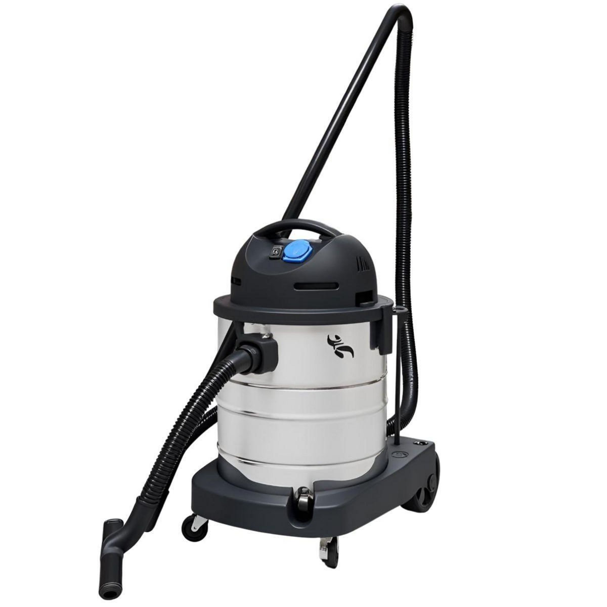 NIKLAS Aspirateur Eau et Poussière 1400W Cuve inox 50L - Aspirateur industriel pour sols solides et liquides NIKLAS