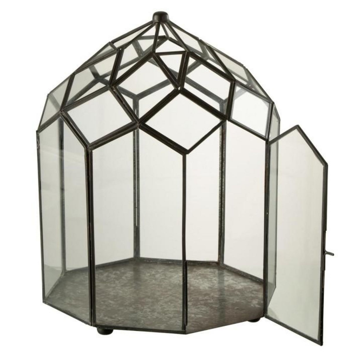 Paris Prix Terrarium en Verre Vintage  Brisla  38cm Noir