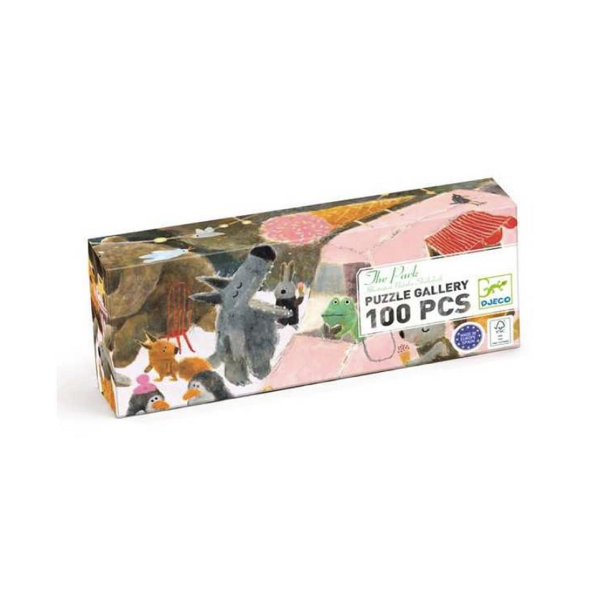 Djeco Puzzle galery 100pcs - The park - FSC MIX