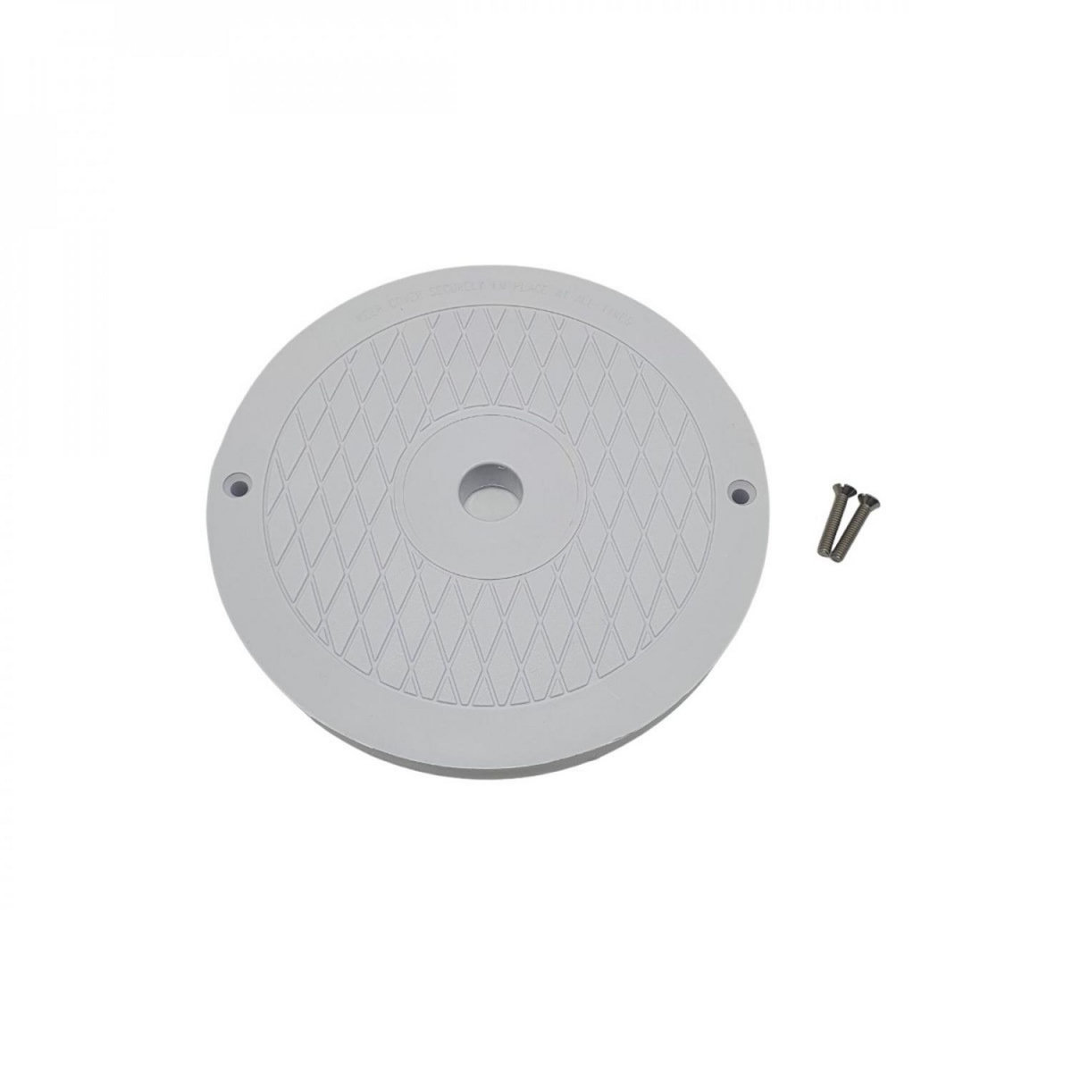 Hayward Couvercle rond de skimmer de piscine avec vis - Blanc - SPX1084R