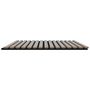 Voir la diapositive 4 : VIDAXL Panneaux muraux acoustiques 2pcs lattes 60,5x60cm placage chene