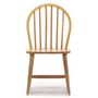 Voir la diapositive 2 : VS VENTA-STOCK Pack 2 chaises Clarck Couleur Chêne, Bois Massif, 48 cm x 48 cm x 92 cm