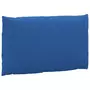 VIDAXL Coussins de palette lot de 2 bleu tissu oxford