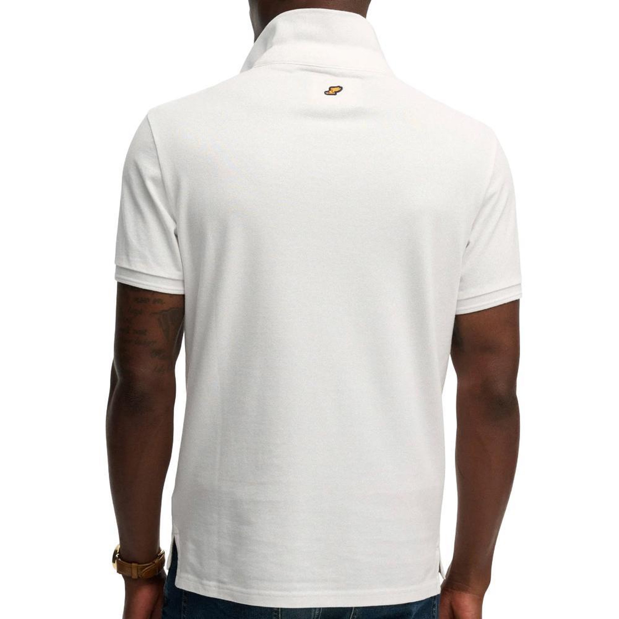 Voir la diapositive 2 : SUPERDRY Polo Blanc Homme Superdry Classic Pique