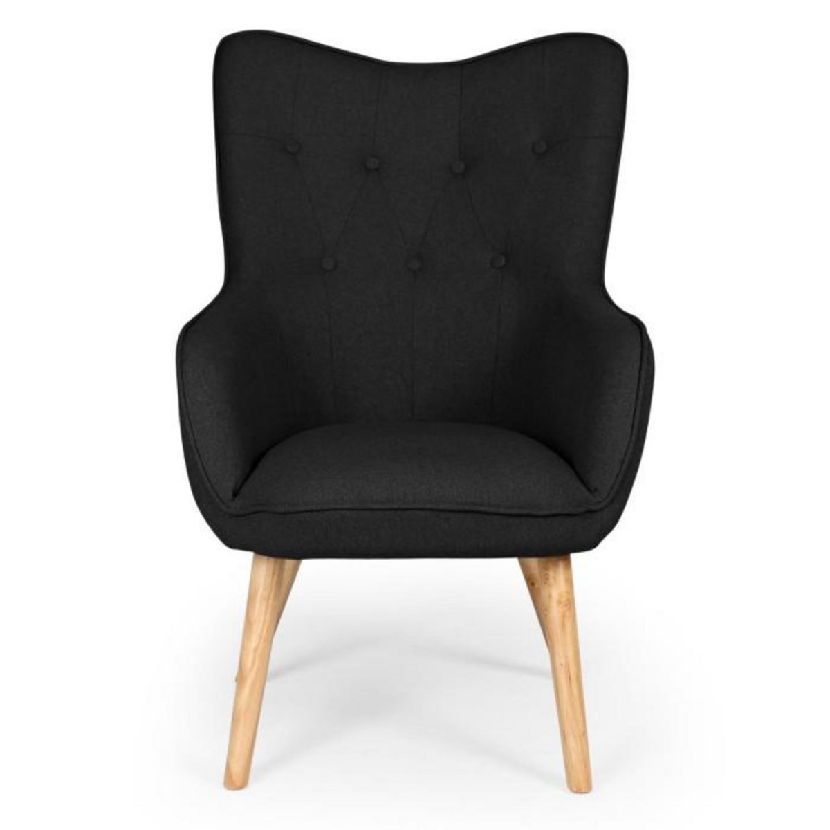 Paris Prix Fauteuil Scandinave  Aimee  67cm Noir