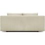 Voir la diapositive 6 : MARKET24 Banquette convertible 3 places MIKA - Velours côtelé Beige - Coffre de rangement - L 192 x H 84 x P 93 cm