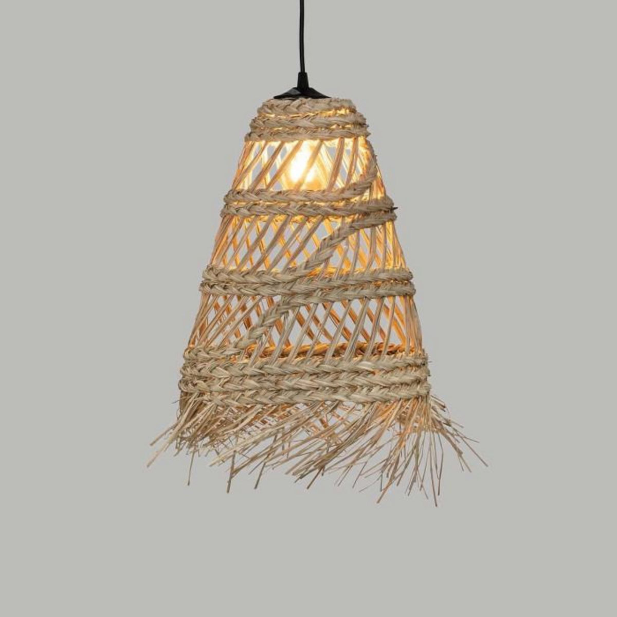 ATMOSPHERA Lampe Suspension Tressée  Lahys  48cm Naturel