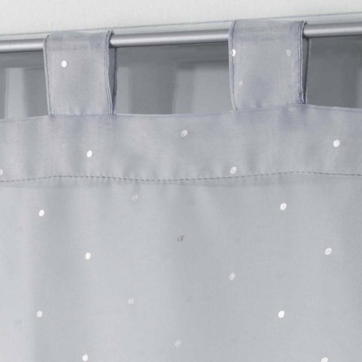 Paris Prix Paire de Voilages  Orion  60x90cm Gris