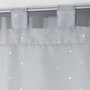 Voir la diapositive 2 : Paris Prix Paire de Voilages  Orion  60x90cm Gris