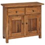 Voir la diapositive 2 : VIDAXL Buffet bois d'acajou massif 75x30x65 cm