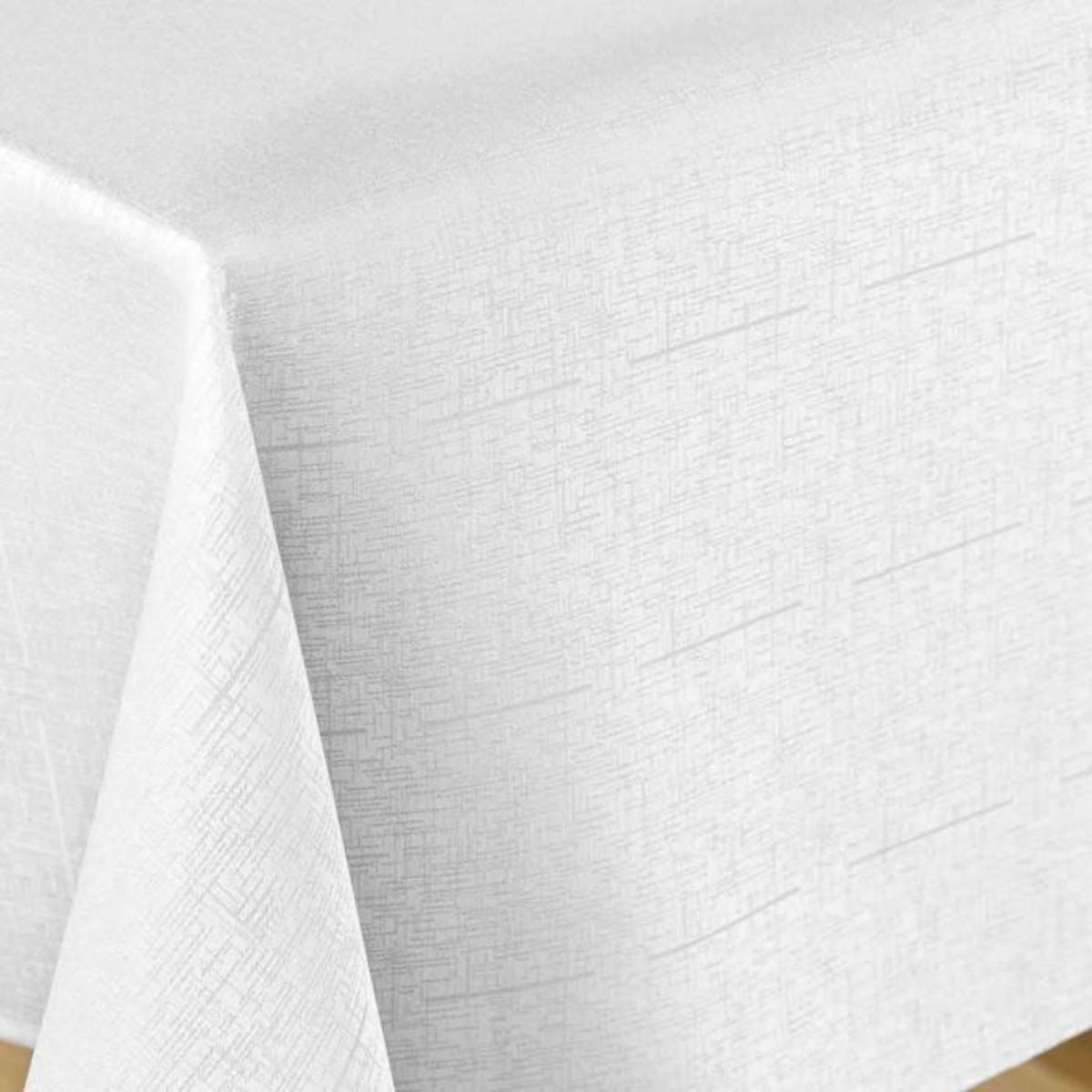 Paris Prix Nappe Jacquard Déco  Debbie  140x240cm Perle