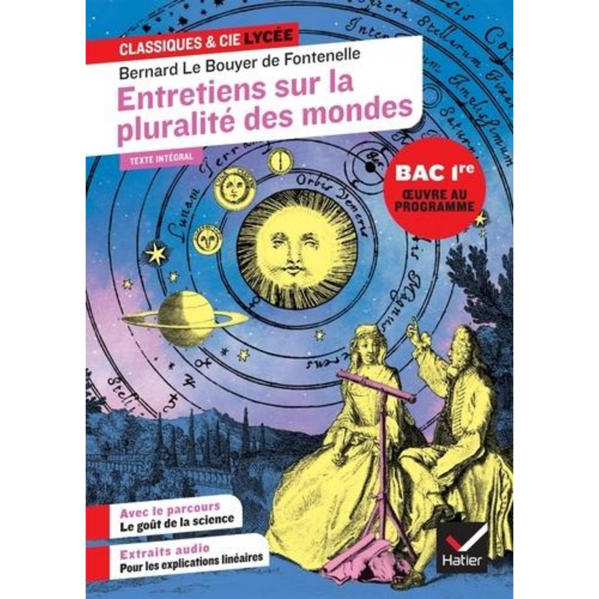ENTRETIENS SUR LA PLURALITE DES MONDES. AVEC LE PARCOURS  LE GOUT DE LA SCIENCE , Fontenelle Bernard de